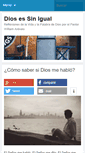 Mobile Screenshot of diosessinigual.com